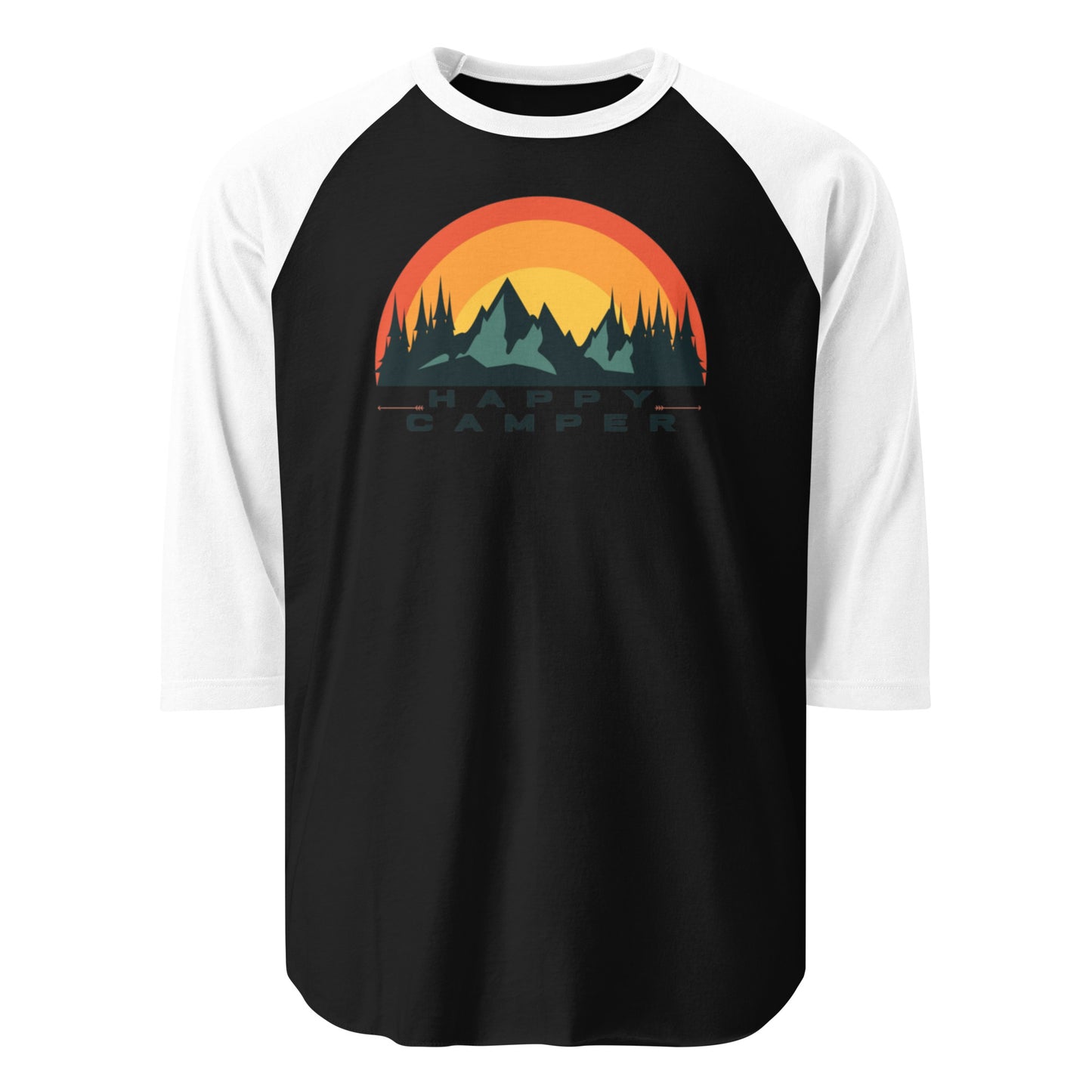 happy rainbow | baseball tee - f u n k + f i n a