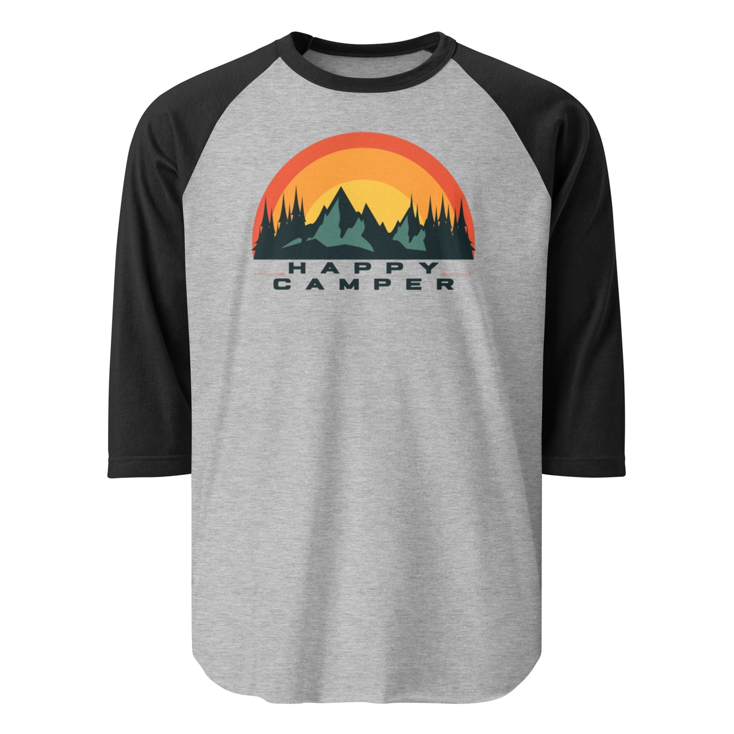 happy rainbow | baseball tee - f u n k + f i n a
