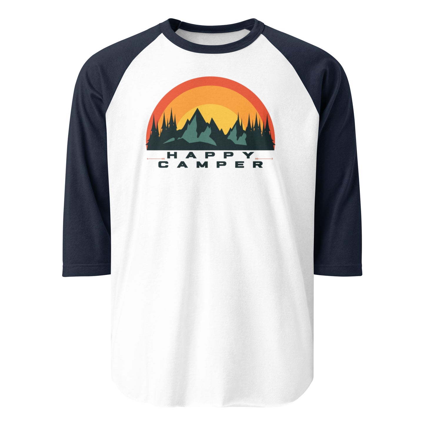 happy rainbow | baseball tee - f u n k + f i n a