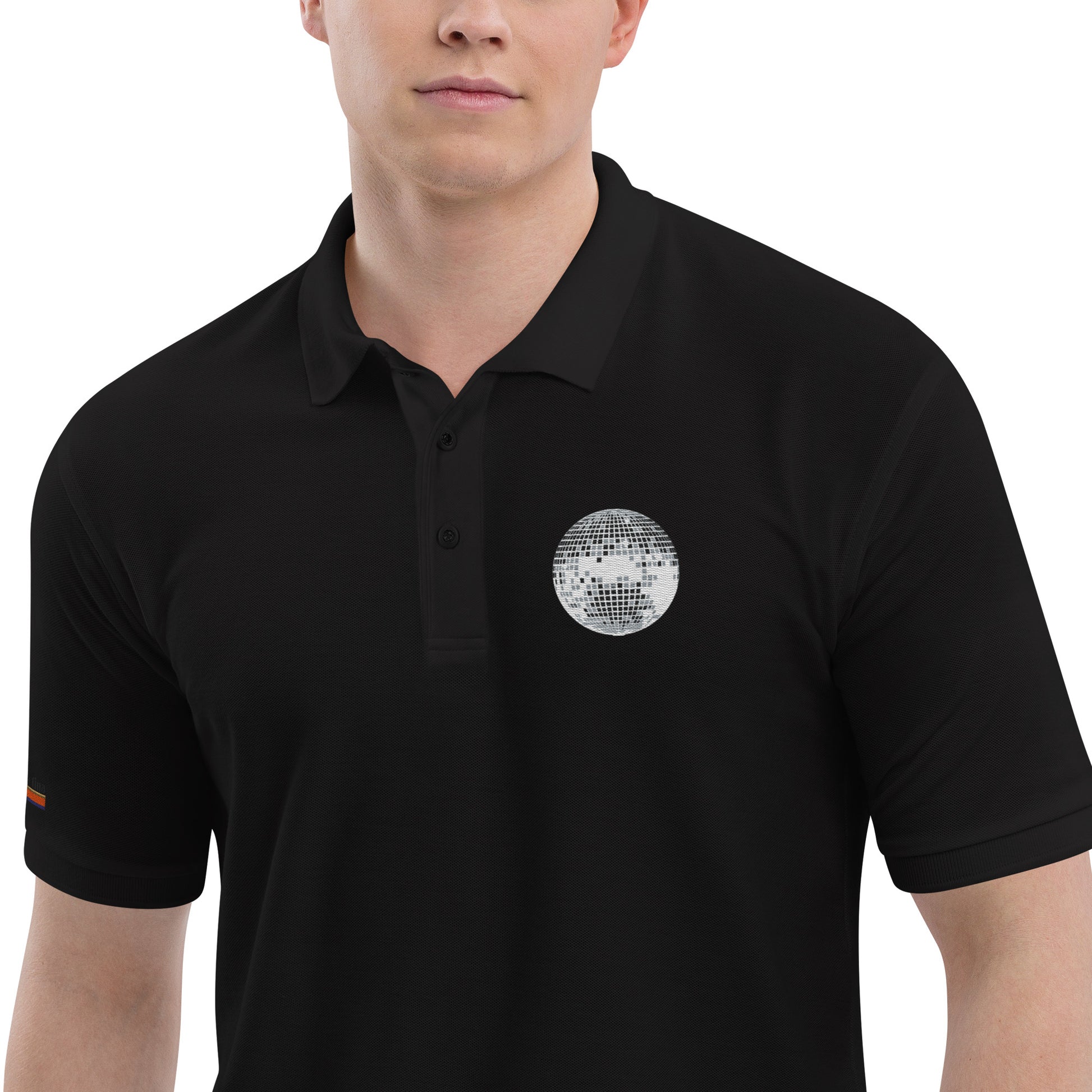 discoball | polo shirt - f u n k + f i n a