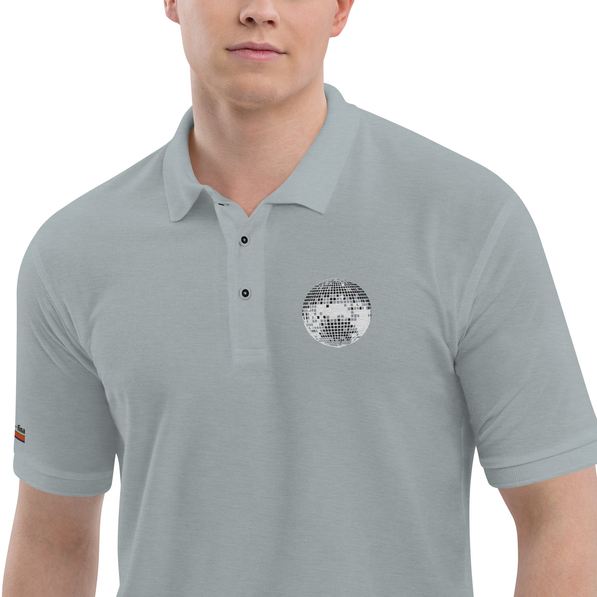 discoball | polo shirt - f u n k + f i n a