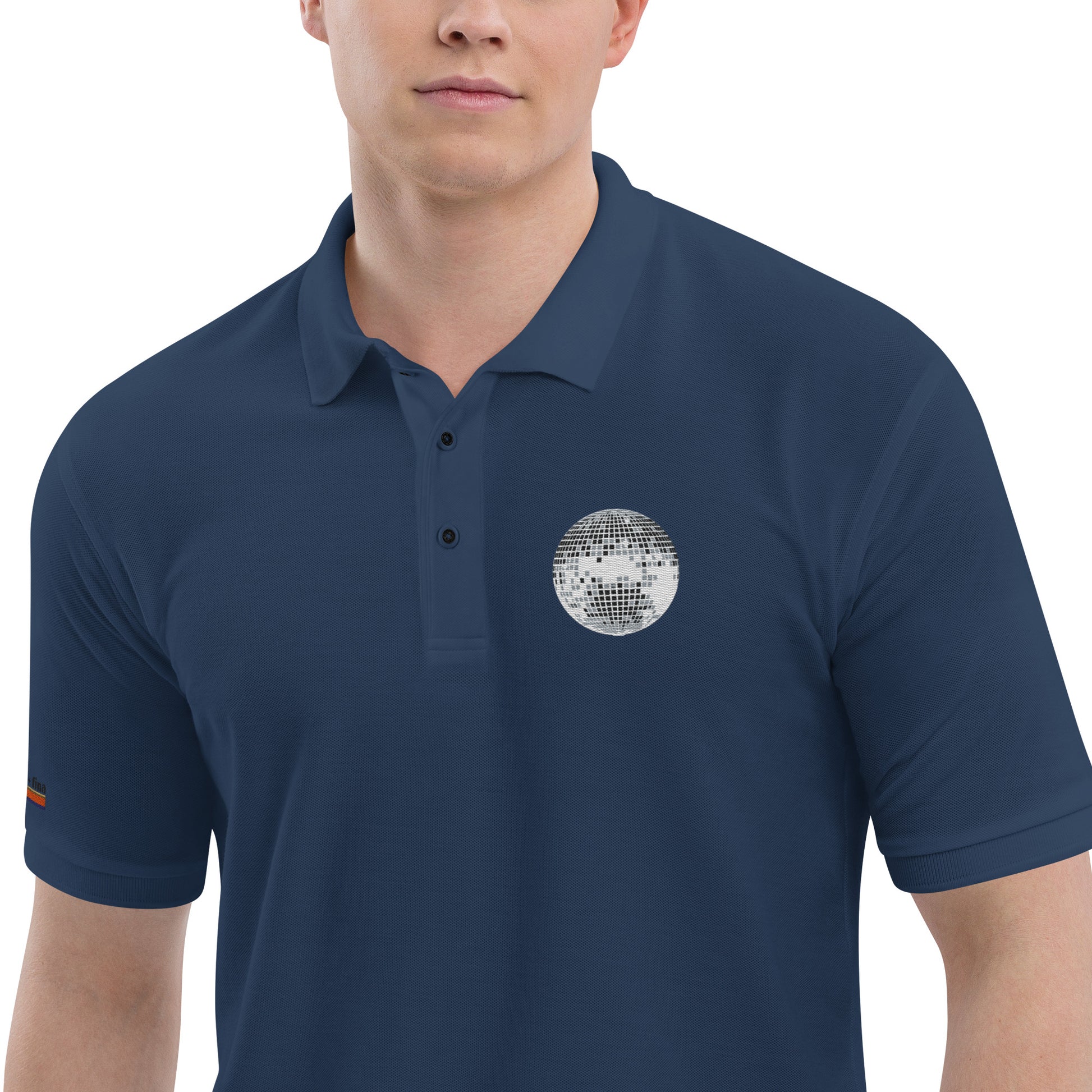 discoball | polo shirt - f u n k + f i n a