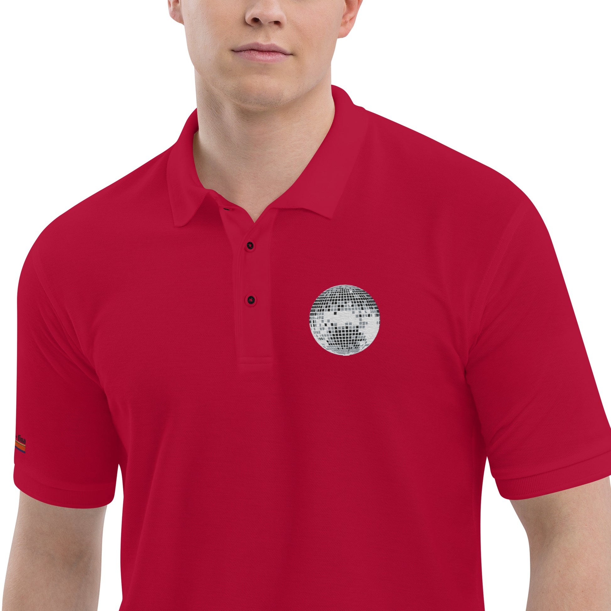 discoball | polo shirt - f u n k + f i n a
