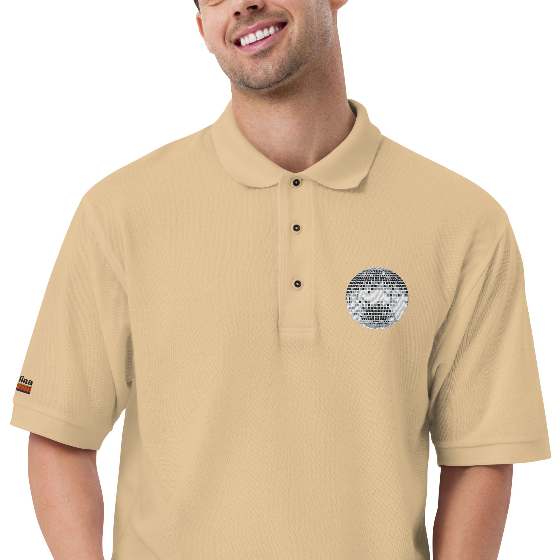 discoball | polo shirt - f u n k + f i n a
