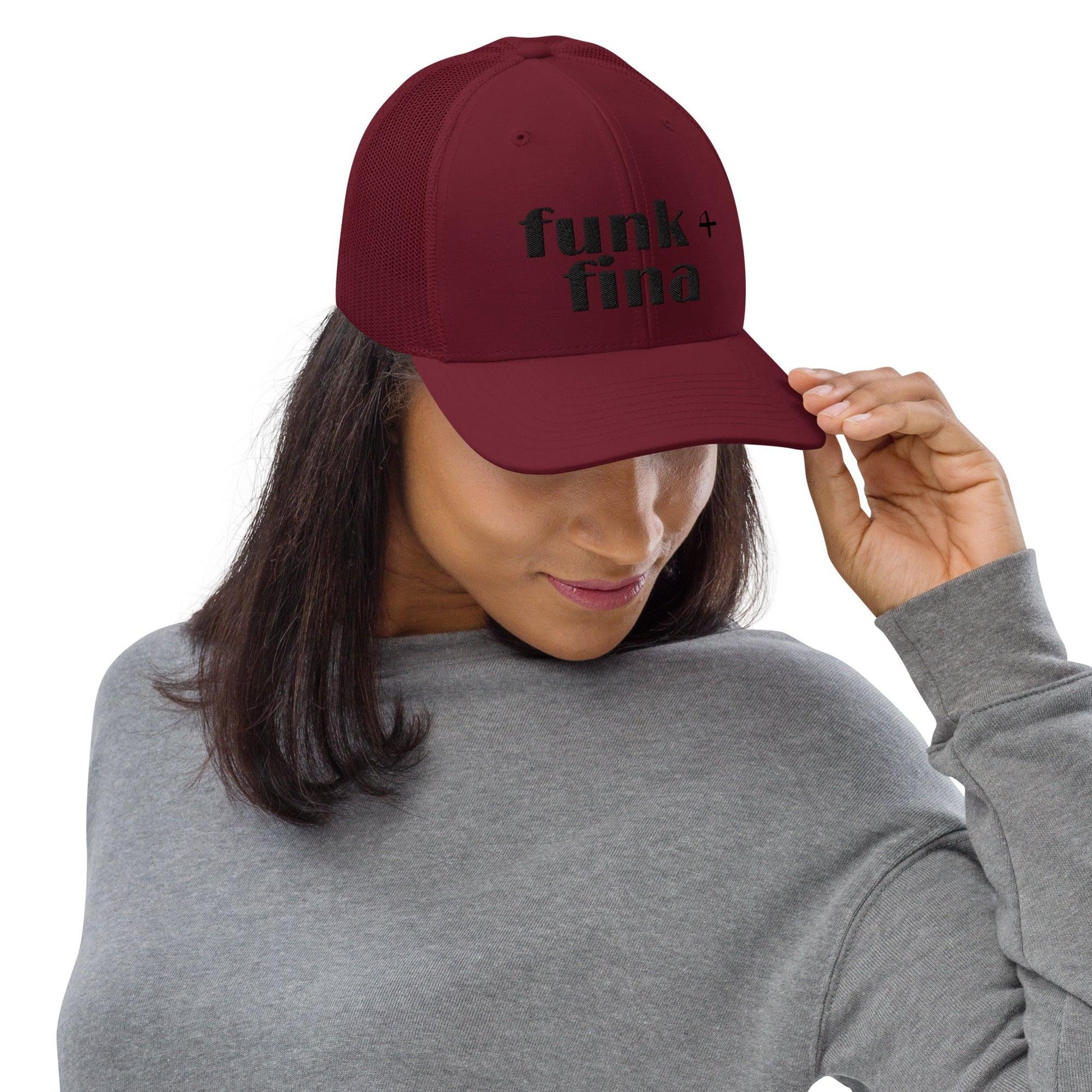 funk + fina | trucker hat - f u n k + f i n a