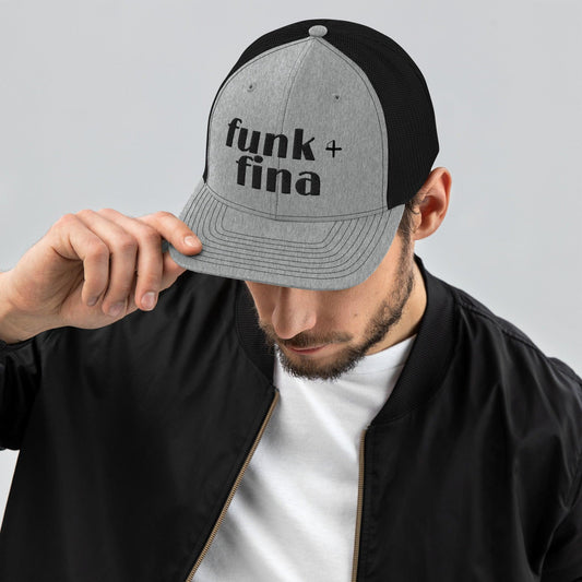 funk + fina | trucker hat - f u n k + f i n a