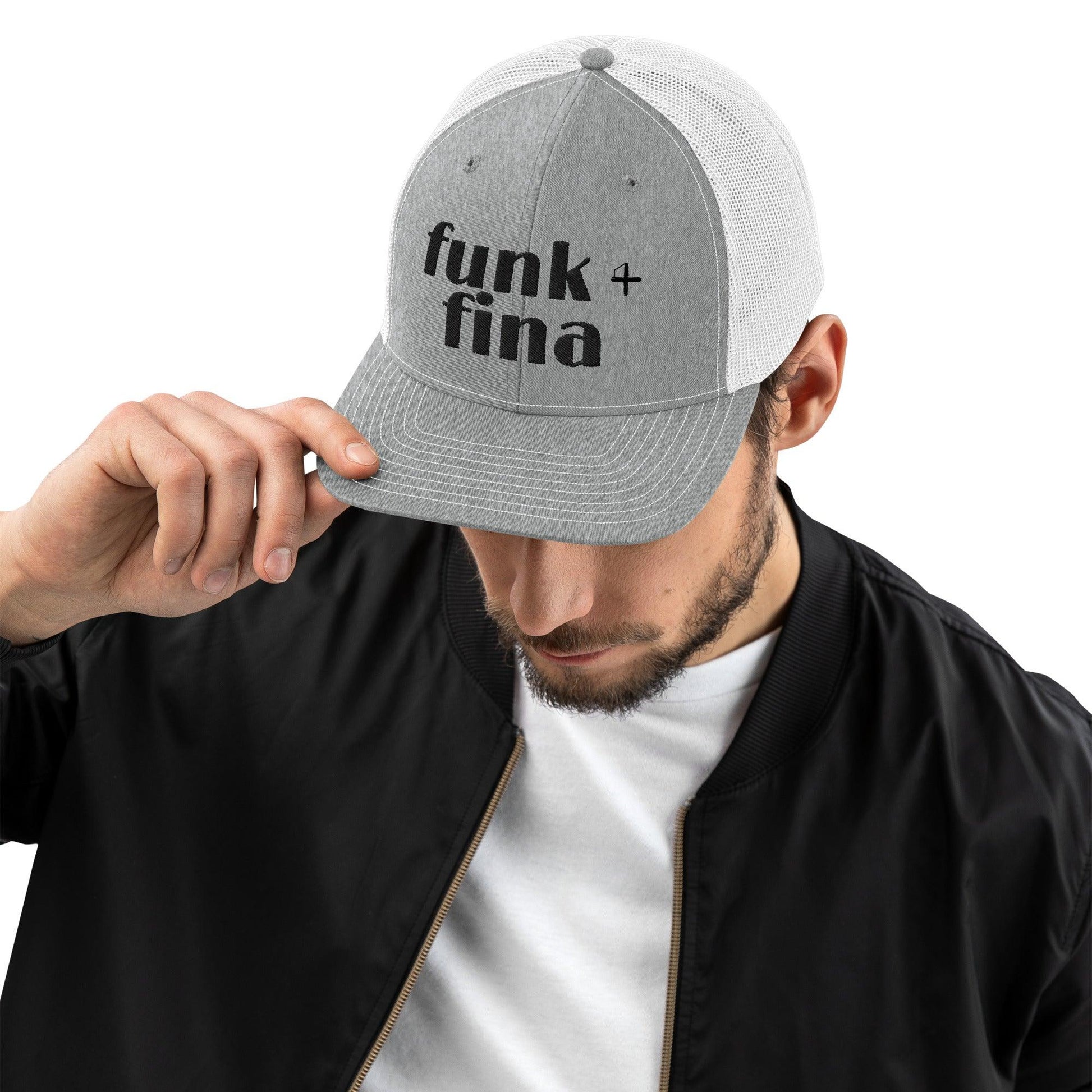 funk + fina | trucker hat - f u n k + f i n a