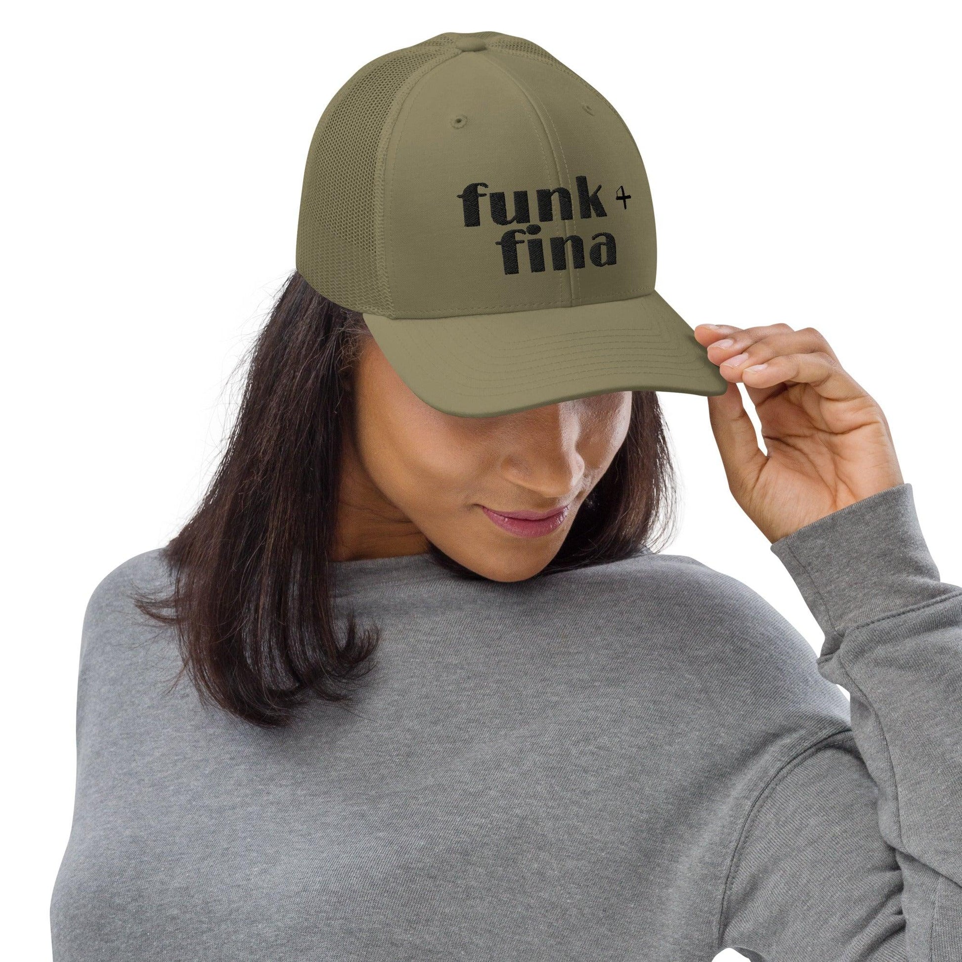 funk + fina | trucker hat - f u n k + f i n a