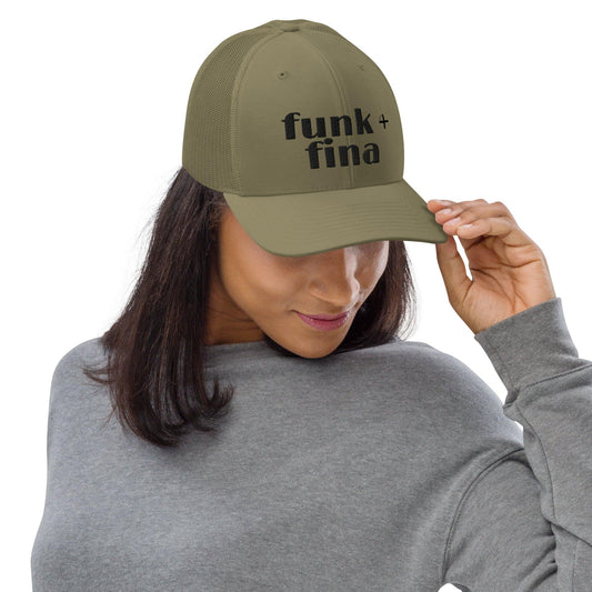 funk + fina | trucker hat - f u n k + f i n a