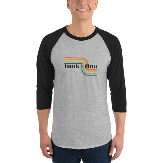 curvy rainbow | baseball tee - f u n k + f i n a