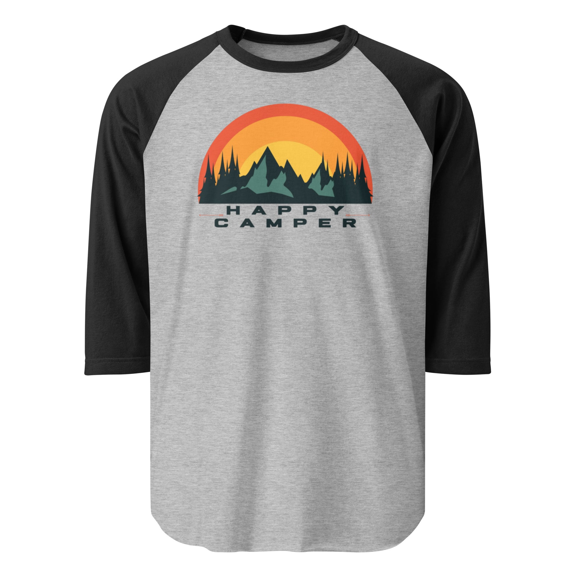 happy rainbow | baseball tee - f u n k + f i n a