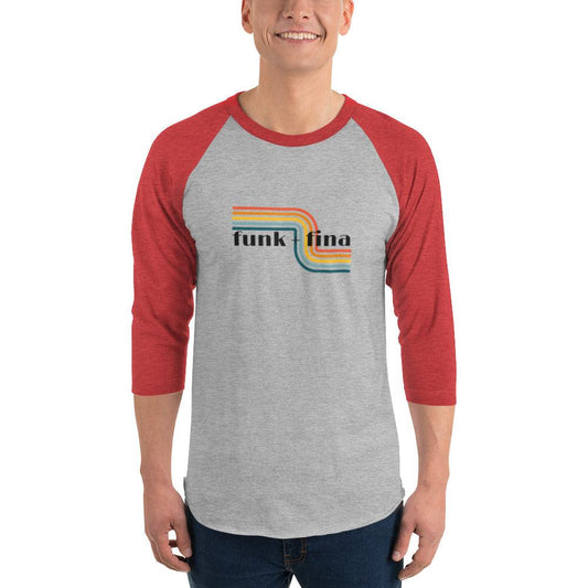 curvy rainbow | baseball tee - f u n k + f i n a