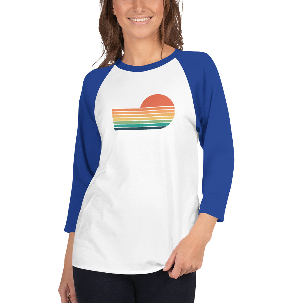 sunset rainbow | baseball tee - f u n k + f i n a