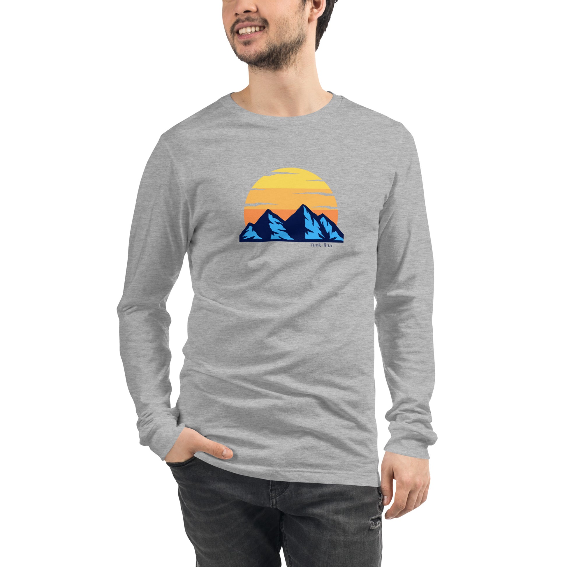 blue mountain | long sleeved tee - f u n k + f i n a