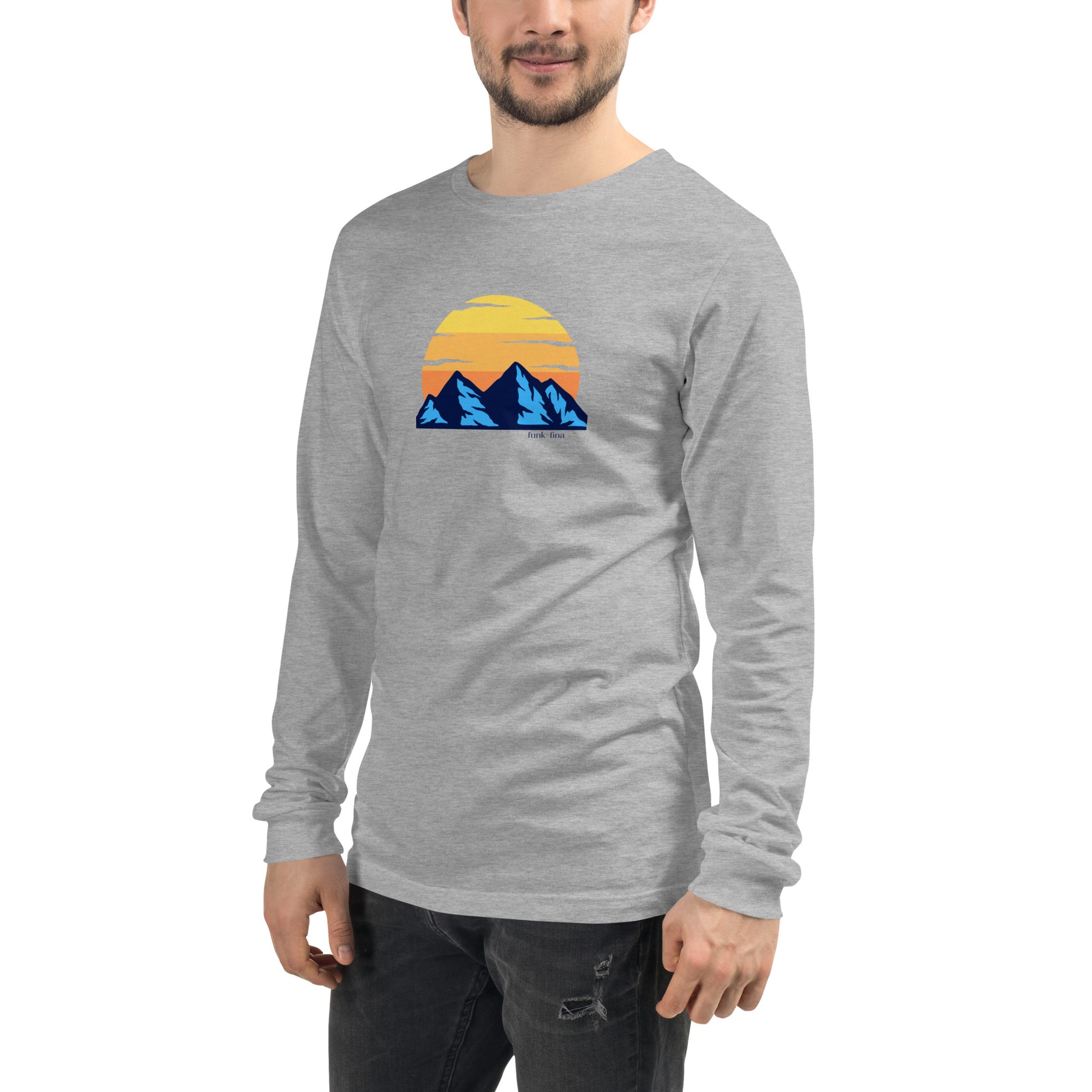 blue mountain | long sleeved tee - f u n k + f i n a