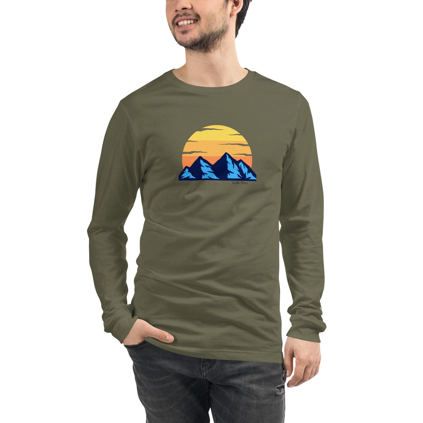 blue mountain | long sleeved tee - f u n k + f i n a