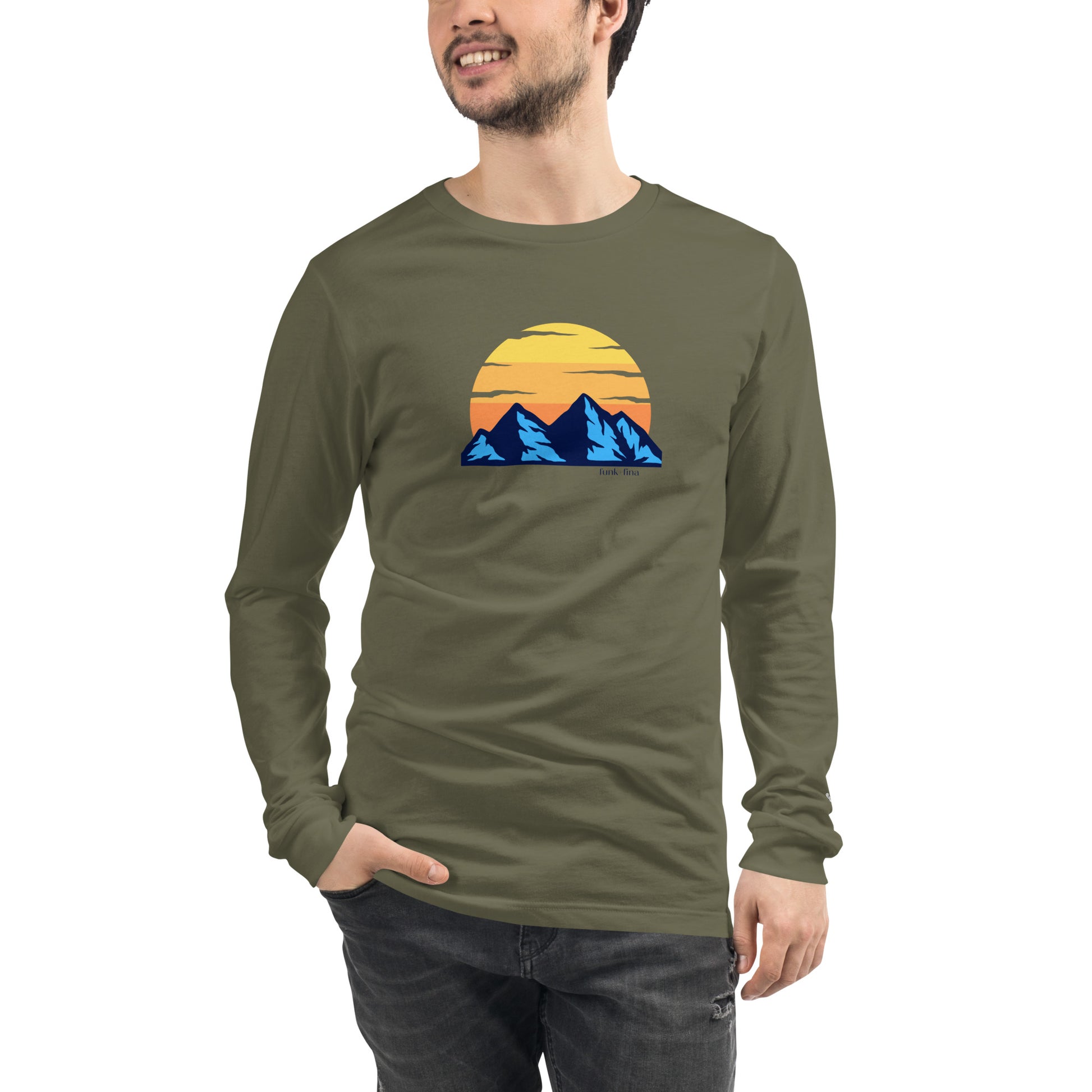 blue mountain | long sleeved tee - f u n k + f i n a