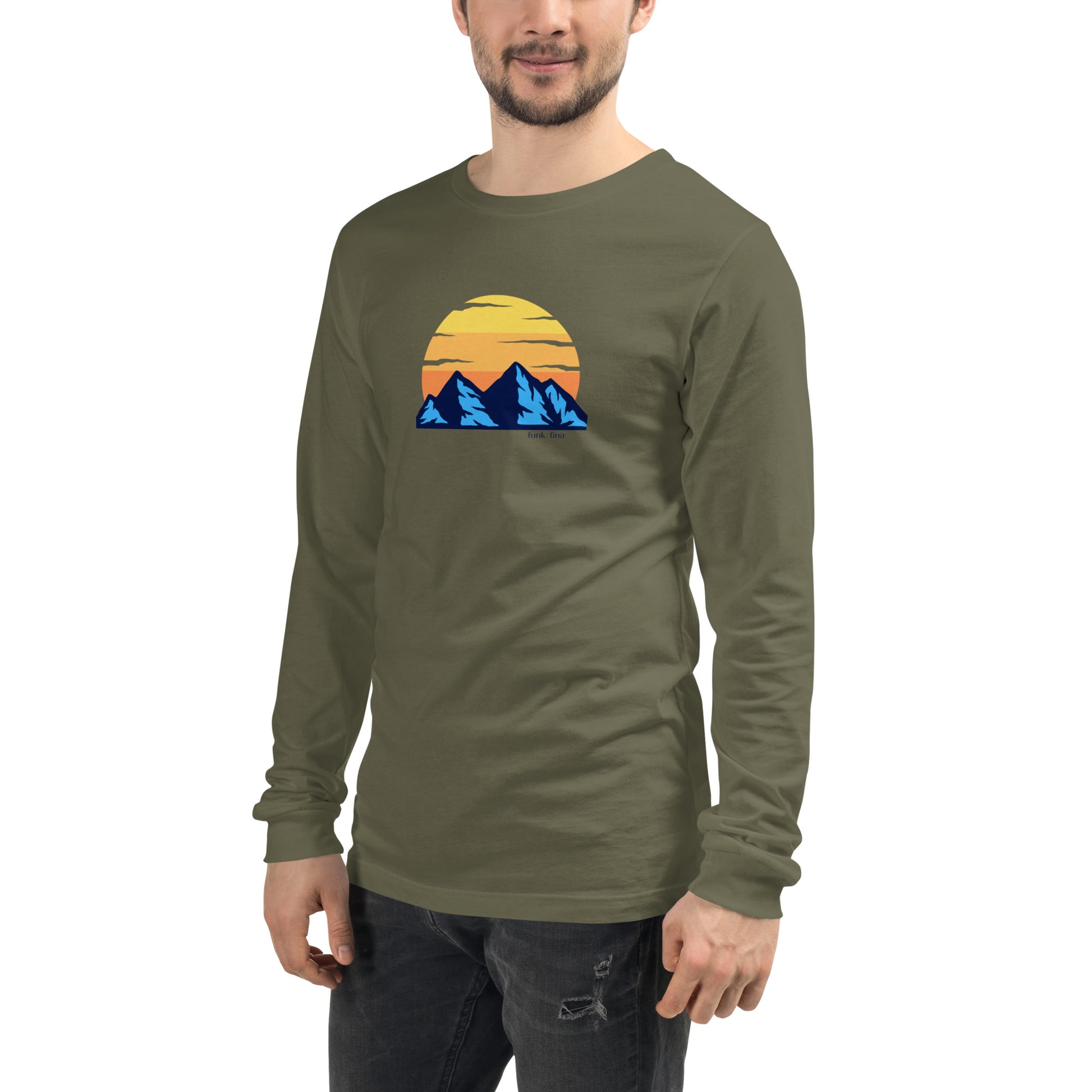 blue mountain | long sleeved tee - f u n k + f i n a