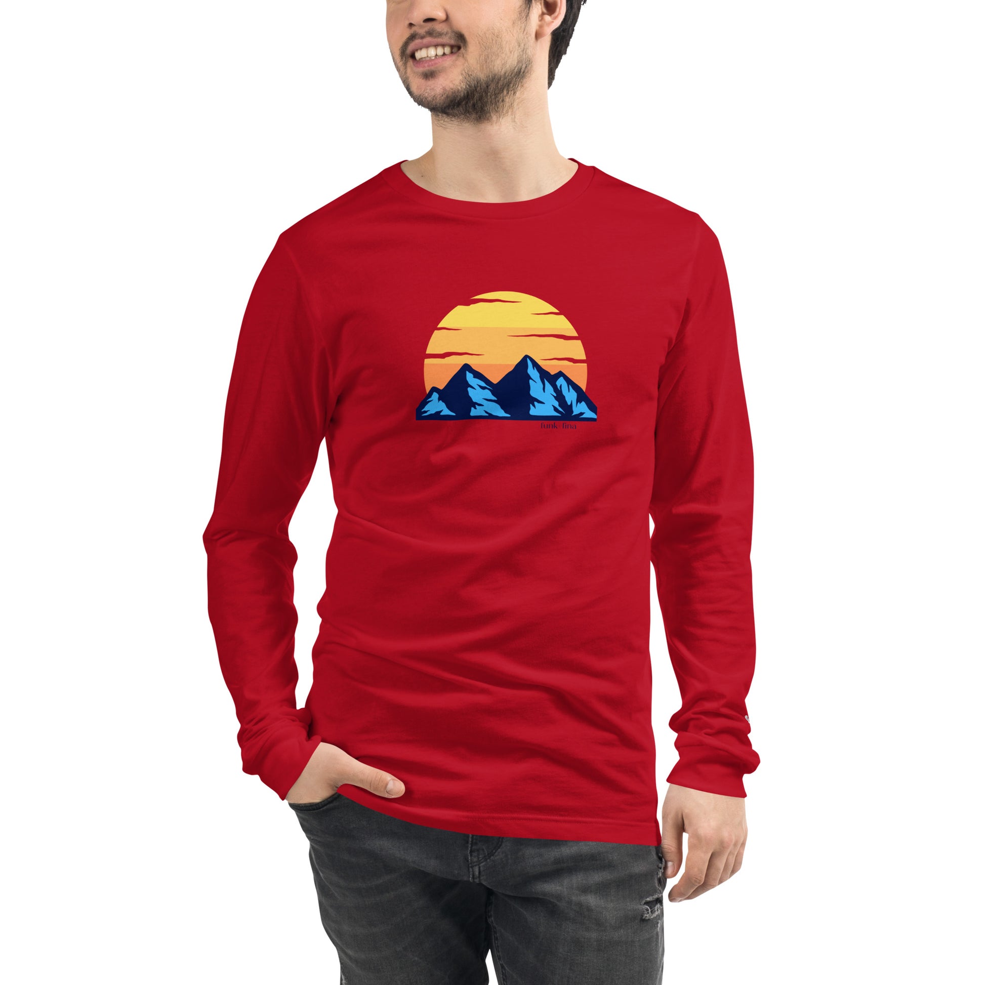 blue mountain | long sleeved tee - f u n k + f i n a
