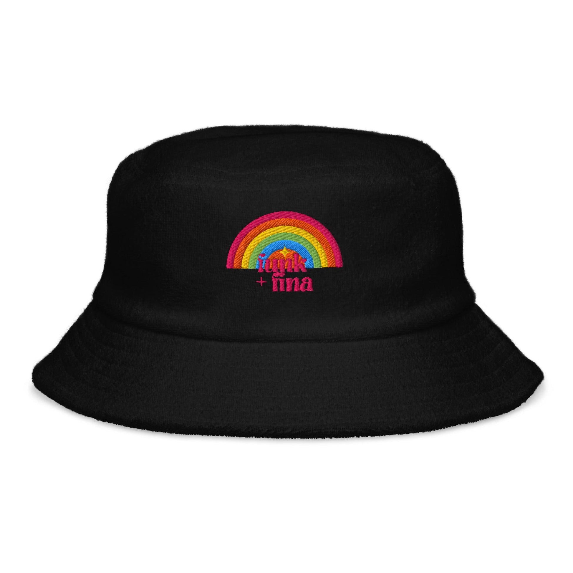 red rainbow circle | bucket hat - f u n k + f i n a