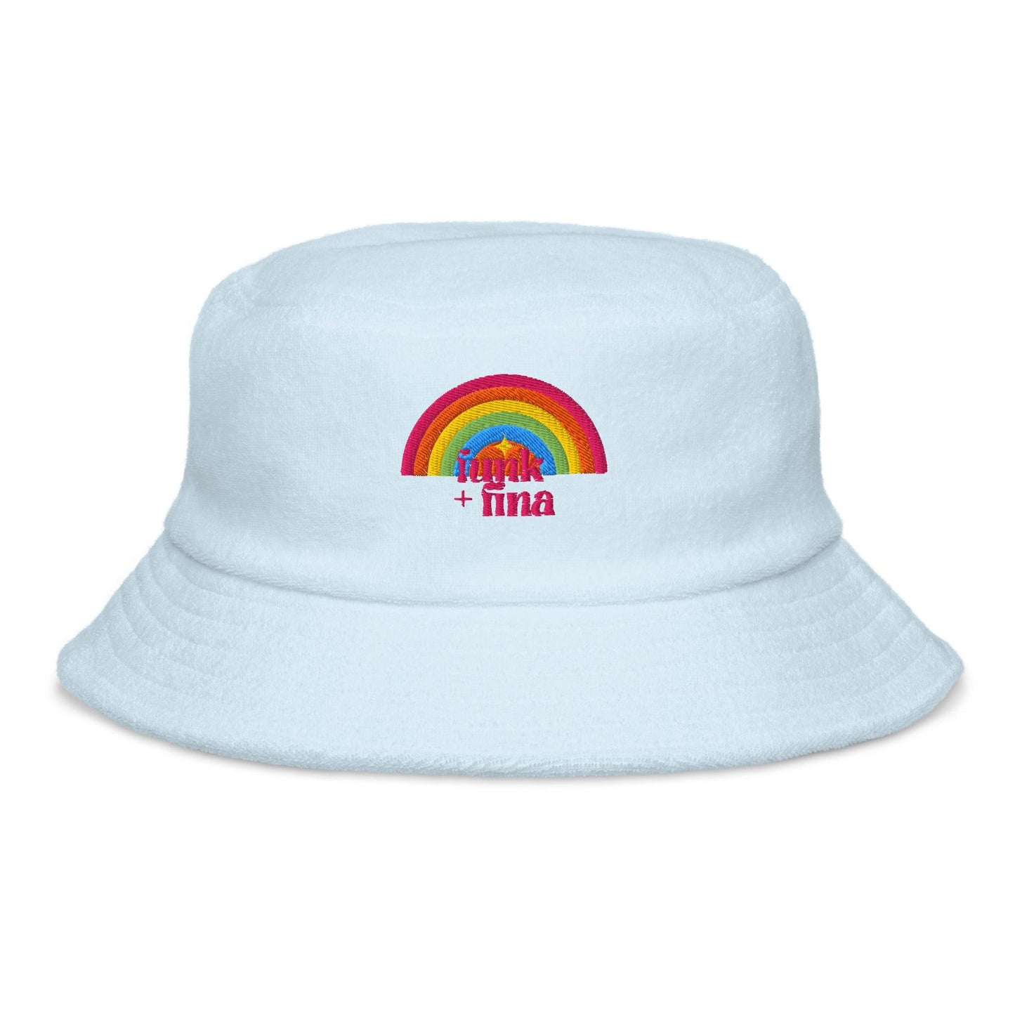 red rainbow circle | bucket hat - f u n k + f i n a