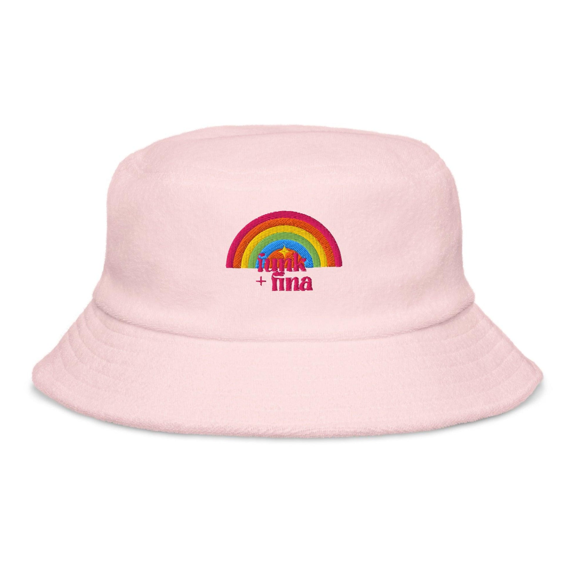 red rainbow circle | bucket hat - f u n k + f i n a