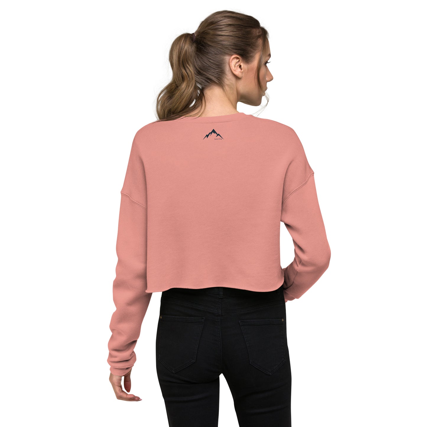 rainbow sunset | crop sweatshirt - f u n k + f i n a