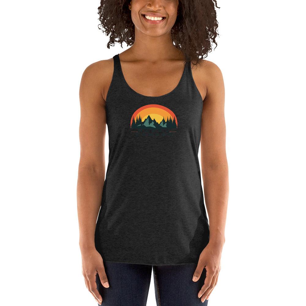 happy sunset | racerback tank - f u n k + f i n a