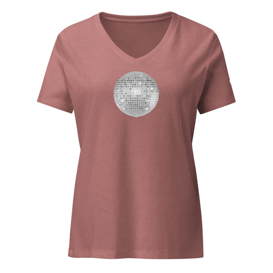 discoball | vee-neck tee - f u n k + f i n a