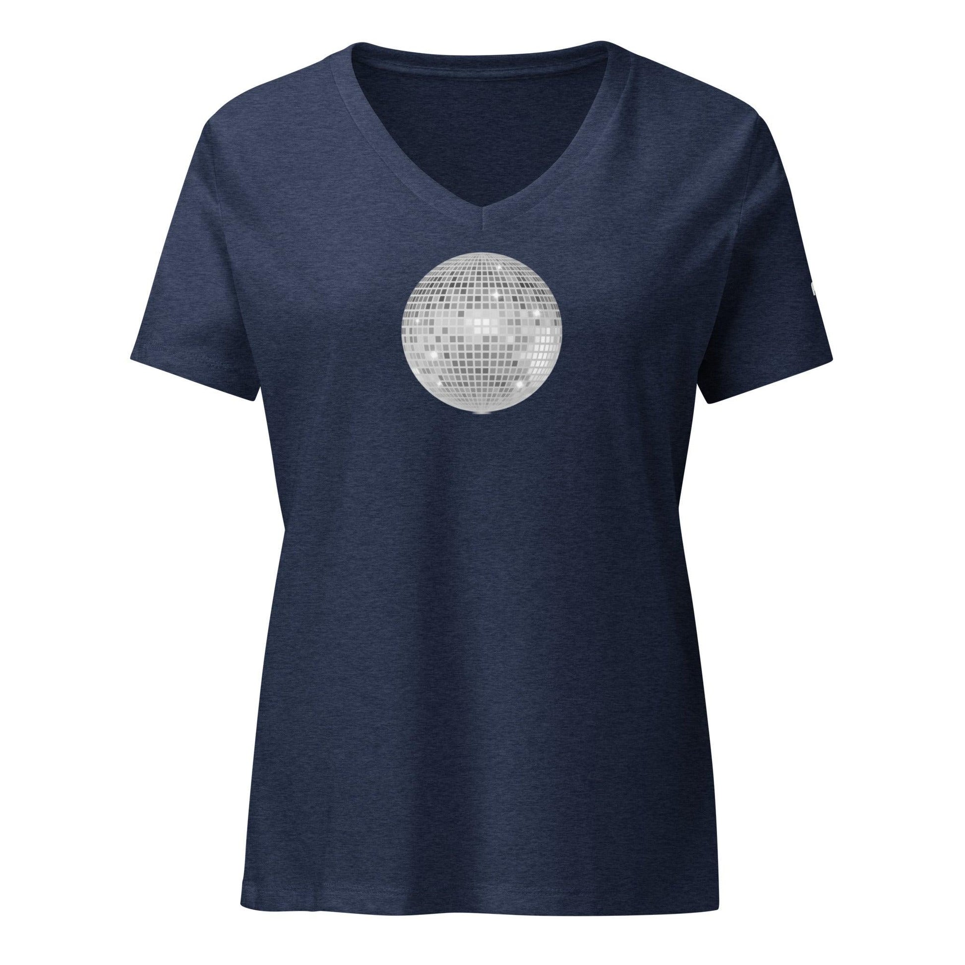 discoball | vee-neck tee - f u n k + f i n a