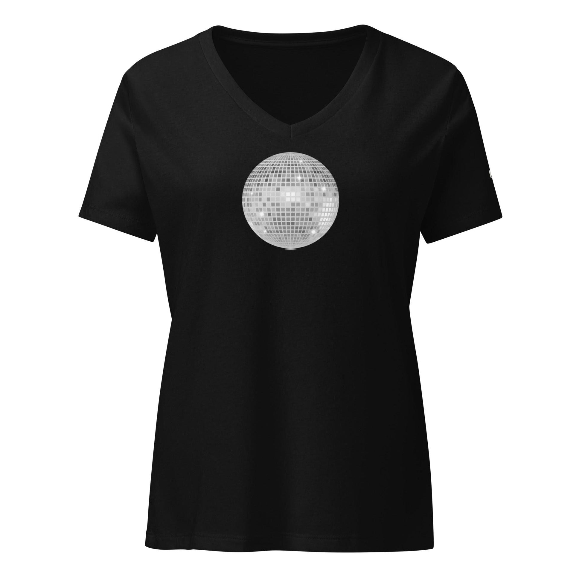 discoball | vee-neck tee - f u n k + f i n a
